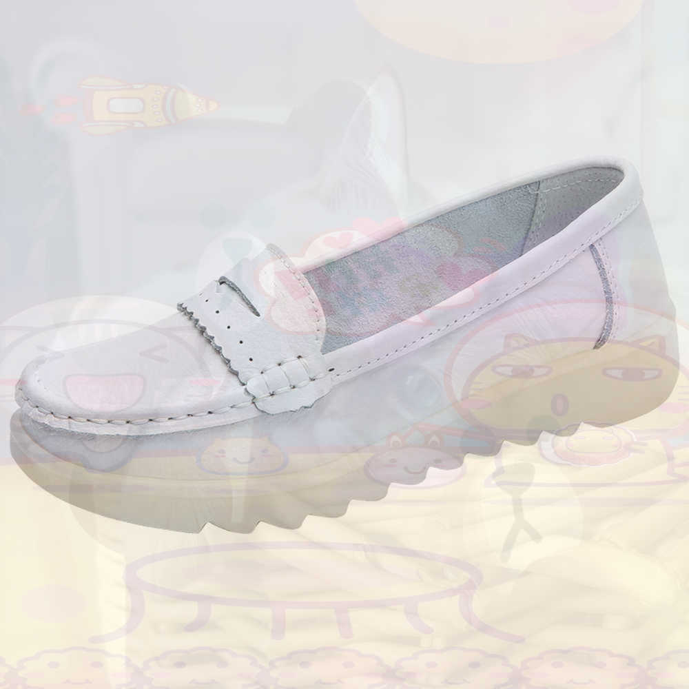 Street Fashion Uk - モカシン ドライビング ティーンエイジ スニーカー スケートボード レディース