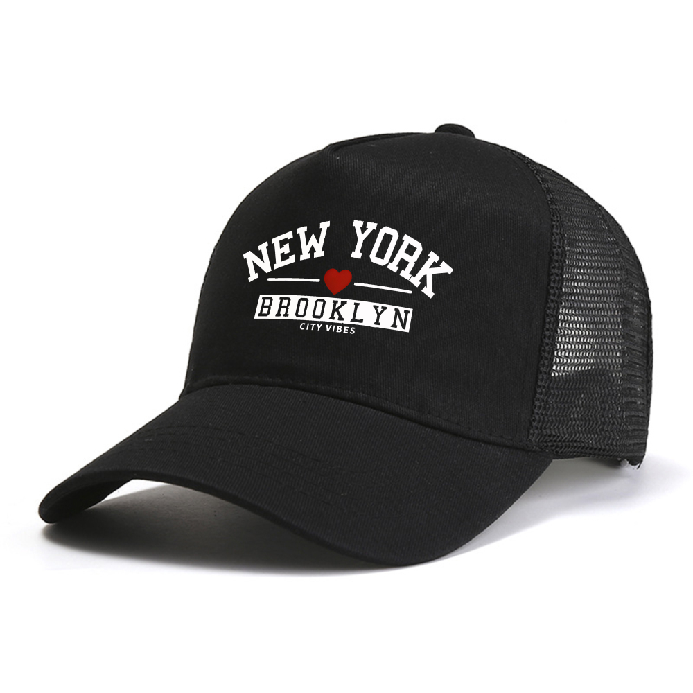 Street Fashion Of New York - ニューヨークブルックリン市野球帽女性通気性メッシュカジュアルキャップストリートヒップホップ夏のファッションスナップバック帽子