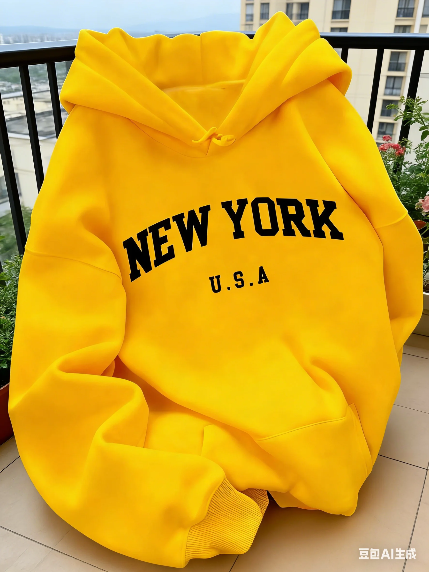 Street Fashion Of New York - フード付きスウェット 女性用 カジュアルカット ニューヨーク USA レタリング