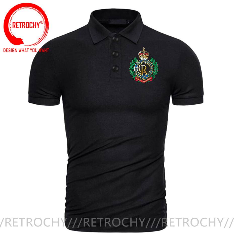 Street Fashion Uk - 英国王立工兵隊ポロシャツ 男女兼用 スタイリッシュ ファッション ナショナルチームシャツ スポーツウェア