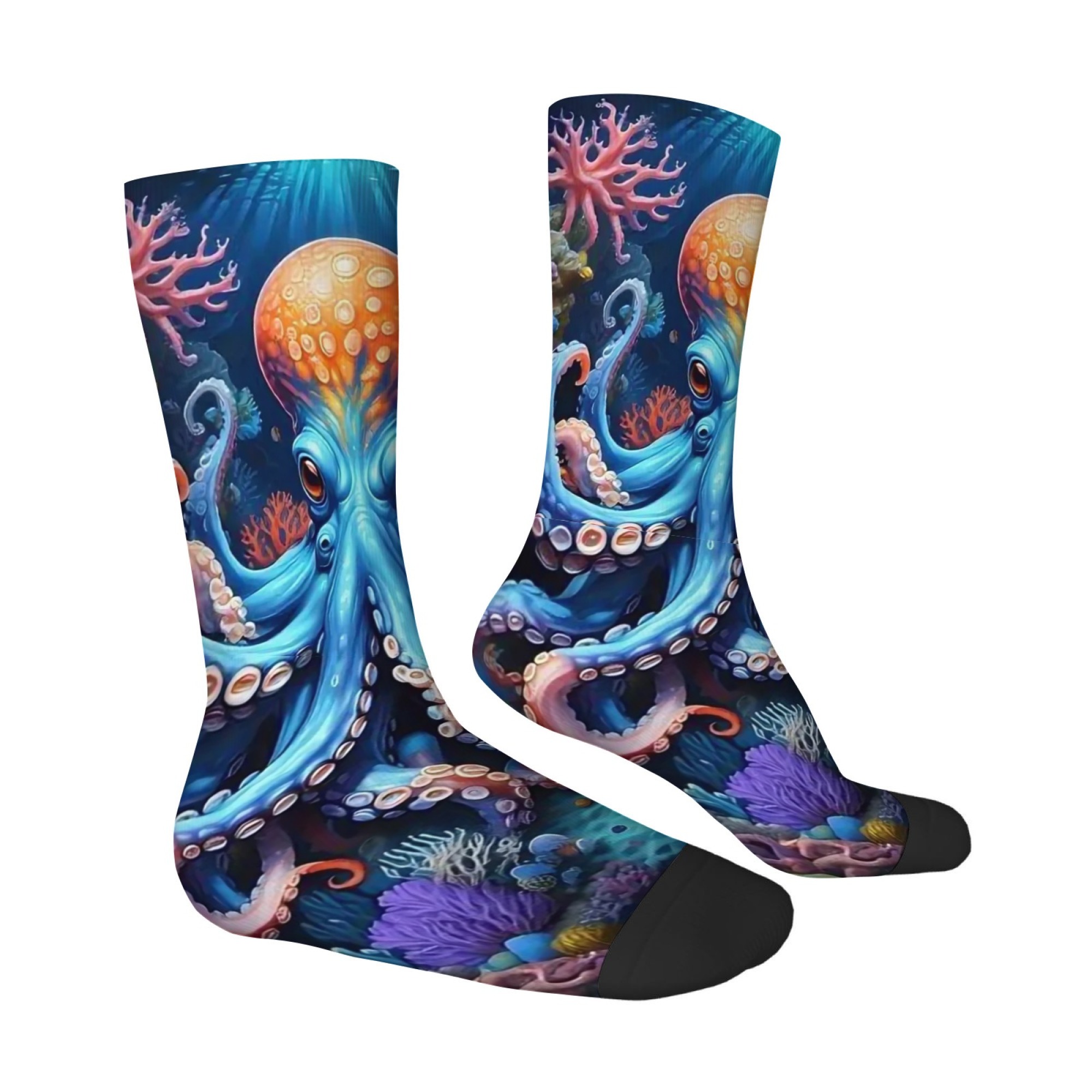 クトゥルフ神話シーファンタジータコメンズソックス快適で通気性 - Quirky Street Fashion のレビューと価格