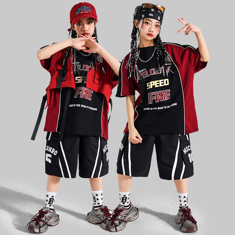 十代のファッションヒップホップジャズダンス衣装 Tシャツショ - Girl Fashion Street のレビューと価格