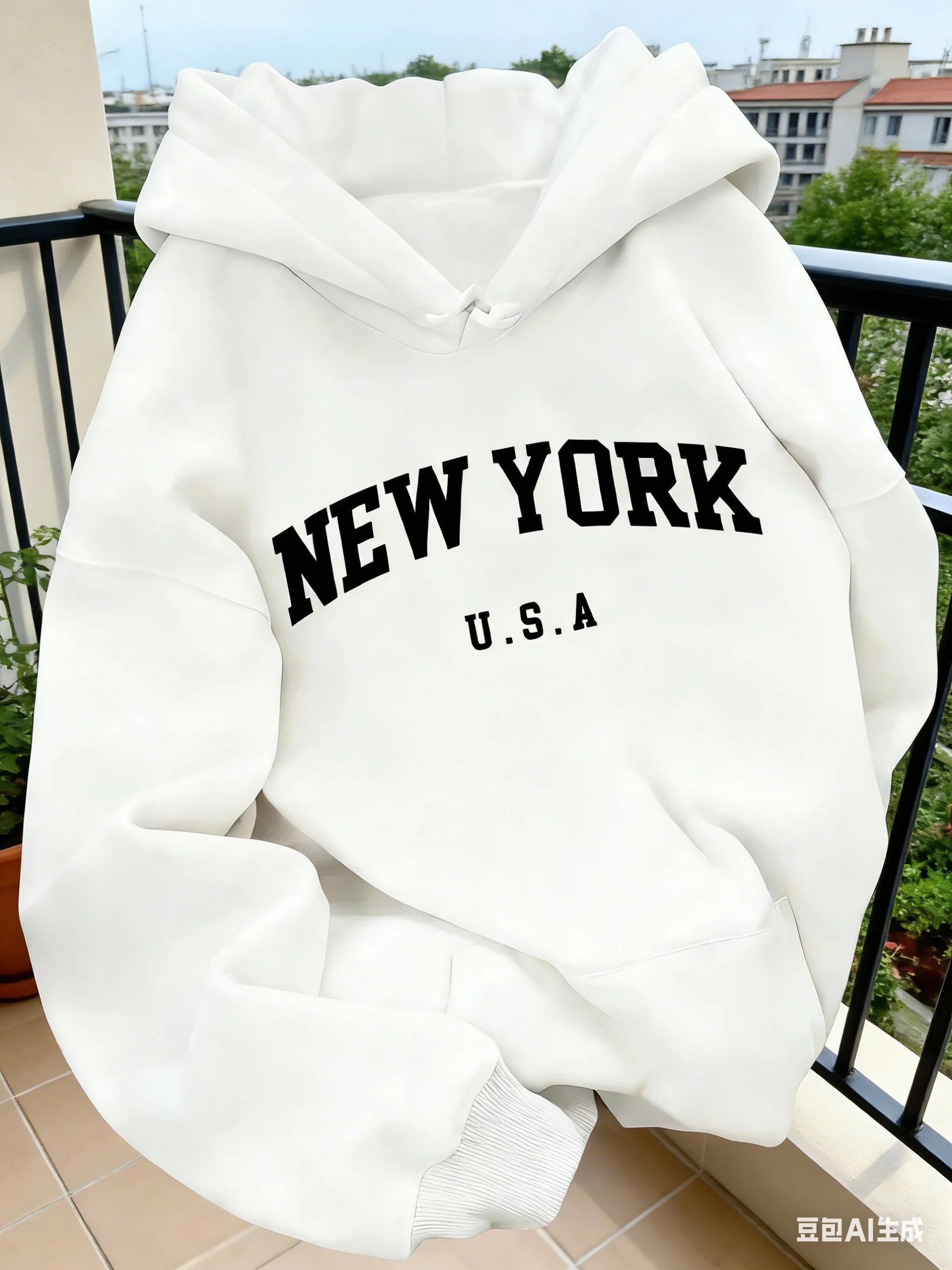 フード付きスウェット 女性用 カジュアルカット ニューヨーク - Street Fashion Of New York のレビューと価格