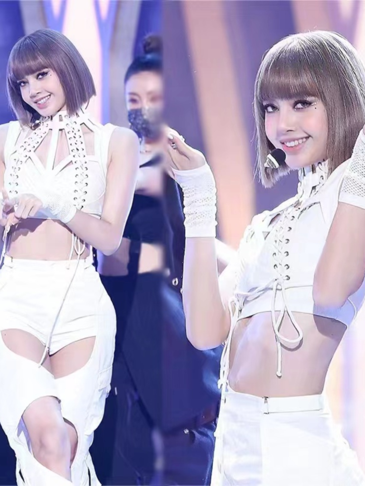 新しいブラックピンク女性グループダンス衣装ジャズストリートダ - Korean Street Fashion Female のレビューと価格