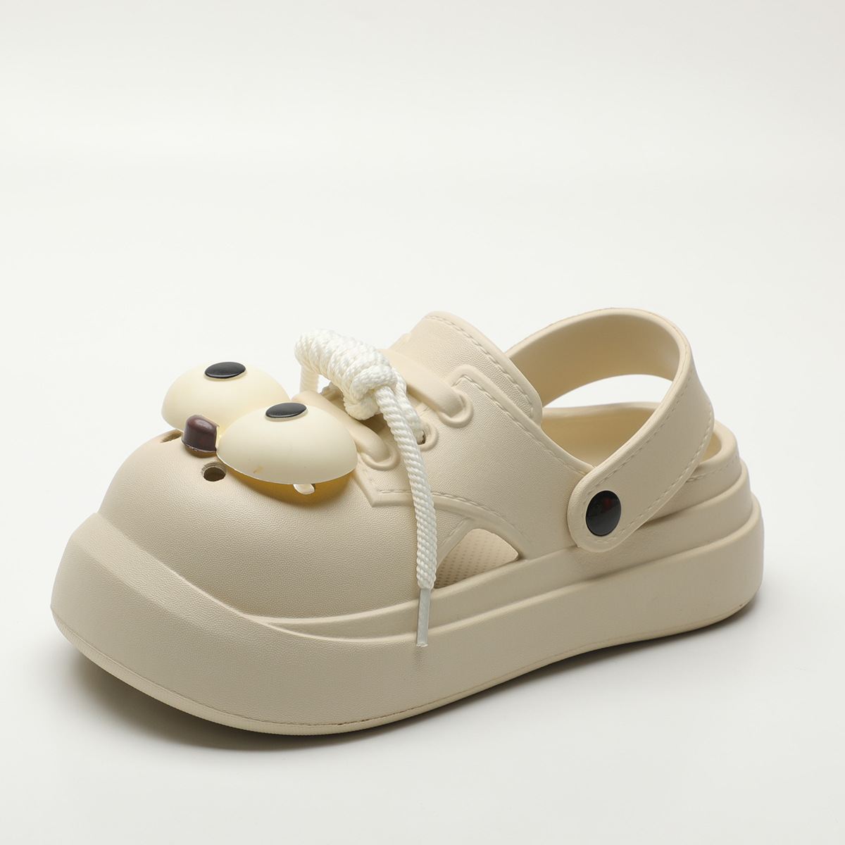 キュートなDIYビッグアイファッションクロッグ、女性用サマー - Girl Fashion Street のレビューと価格