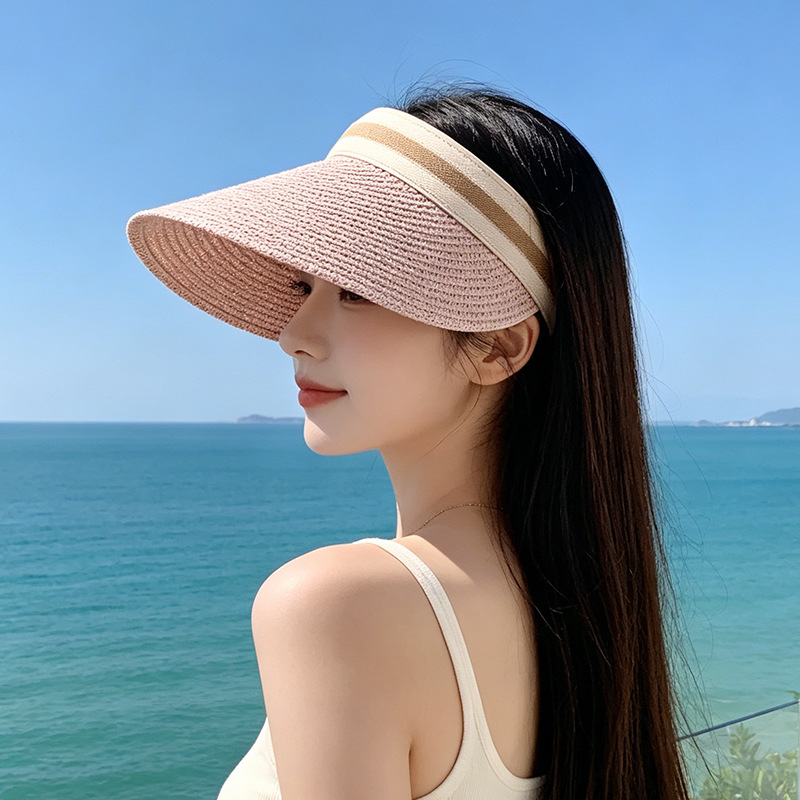 カスタム刺繍ロゴ入り屋外日よけ天井付き麦わら帽子 レディース - Baseball Cap Fitted のレビューと価格