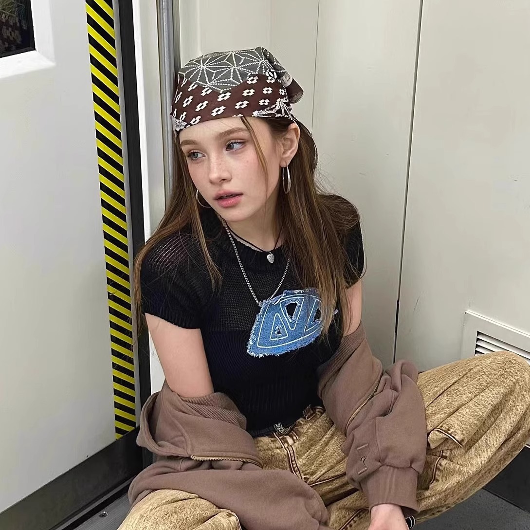 レトロアメリカンスタイルヘッドスカーフヘッドバンド装飾トレン - Girl Fashion Street のレビューと価格