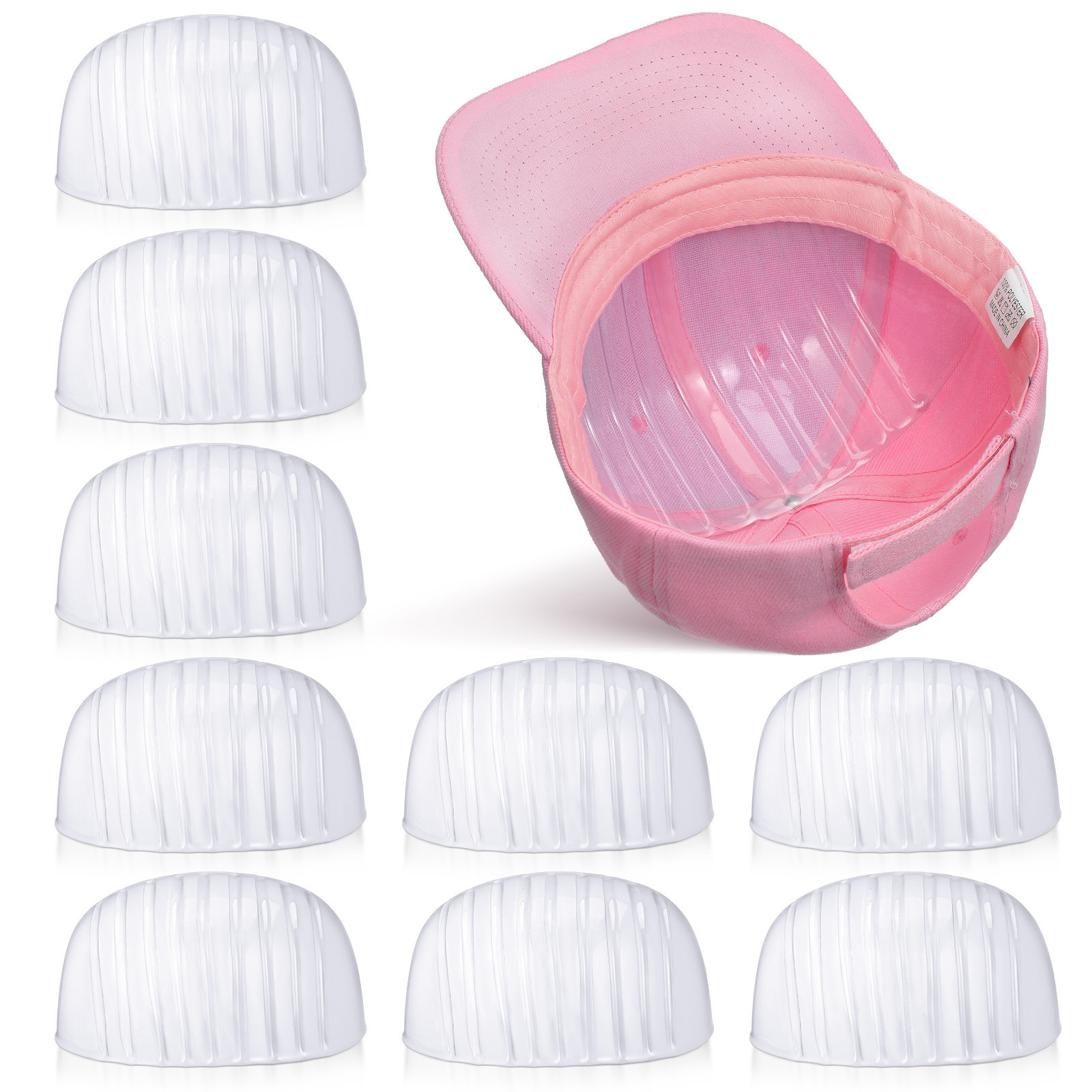 25個入り 子供用野球帽シェイパー プラスチック製インサート - Baseball Cap Fitted のレビューと価格
