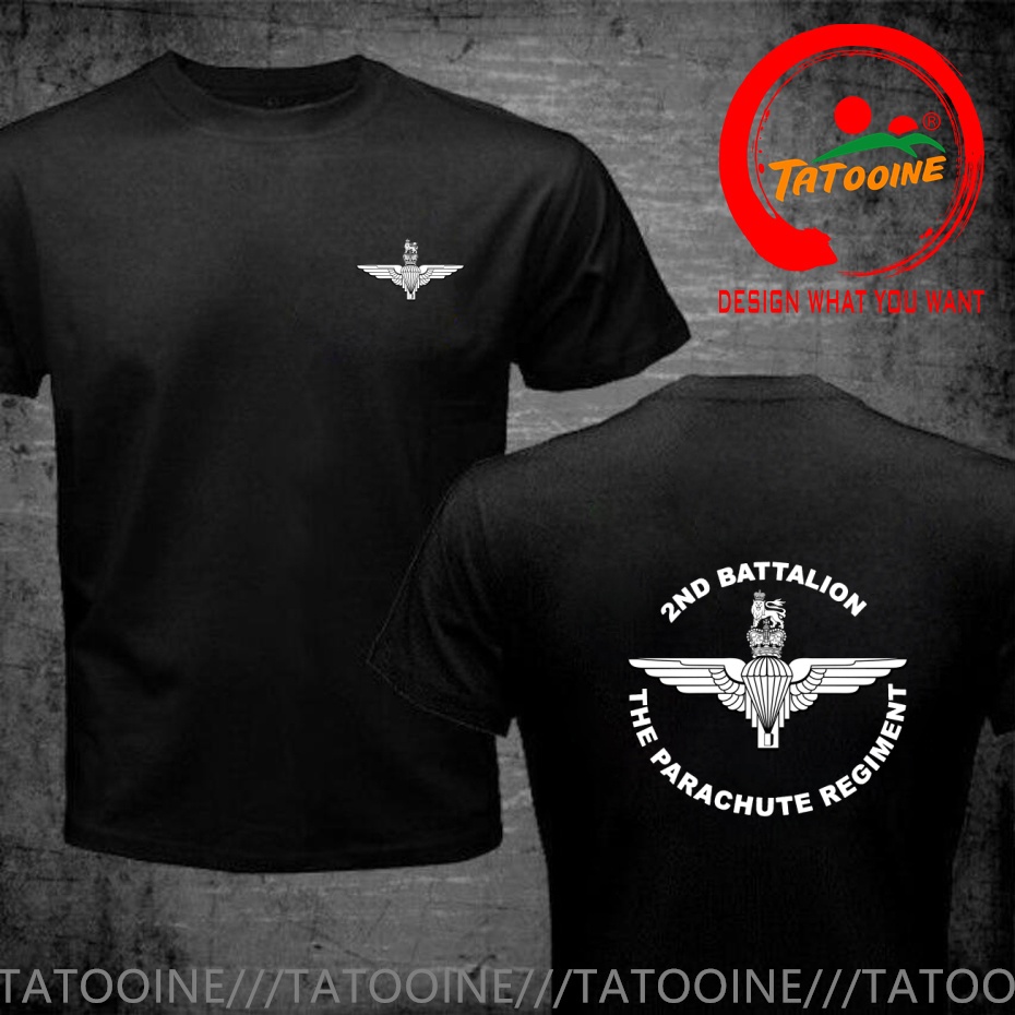 面白いデザイン英国軍英国パラシュート連隊シャツ男性ファッショ - Street Fashion Uk のレビューと価格
