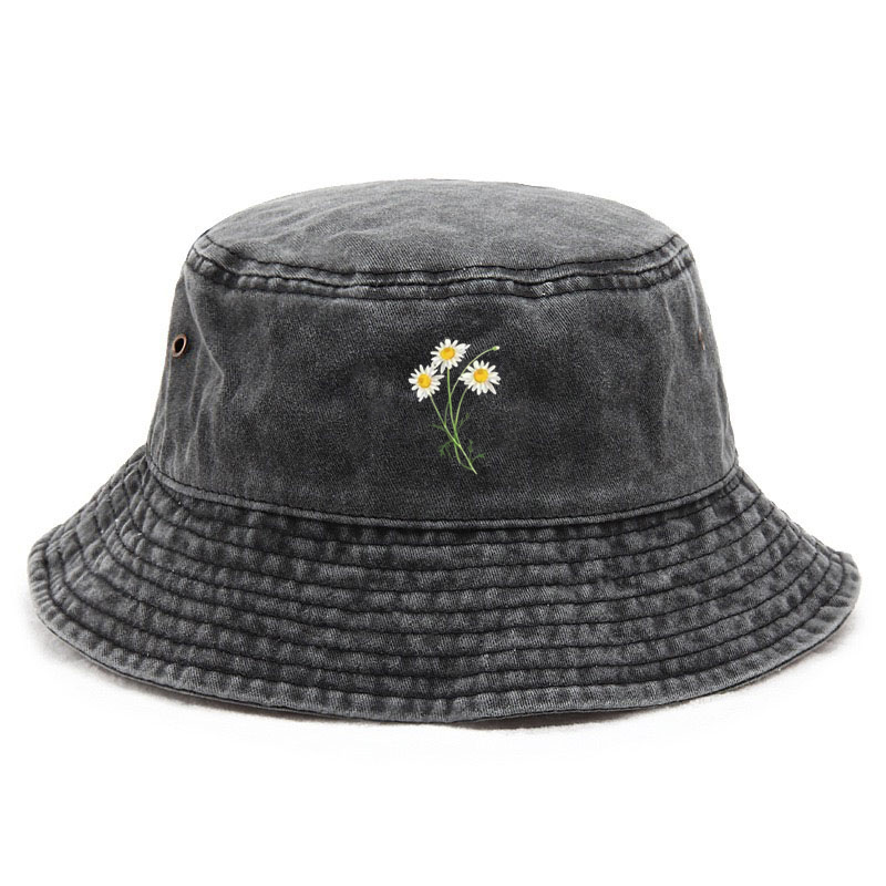 カスタマイズフラワーコットンウォッシュドバケットハットヴィン - Baseball Cap Fitted のレビューと価格